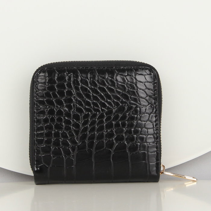 Zoozie Bags Billetera de Cuero Negro